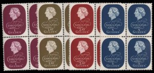 Netherlands Colonies, Suriname #272-275 Cat$52.40+, 1959 Queen Juliana, set i...