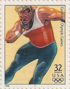 US 3068i Atlanta Olympic Games Men's Shot Put 32c single MNH 1996