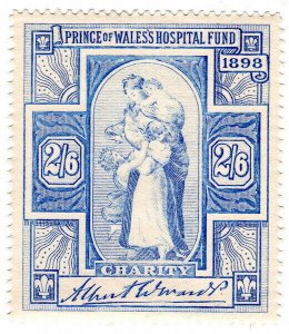 (I.B) Cinderella Collection : Prince of Wales Hospital Fund 2/6d (1898)