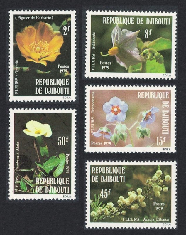 Djibouti Flowers 5v 1979 MNH SG#765-769
