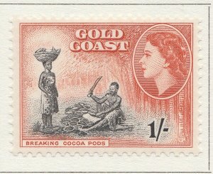 1954 GOLD COAST 1s MH* Stamp A4P40F40075-