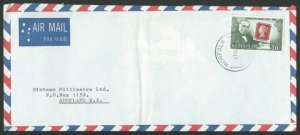 NORFOLK IS 1979 30c Rowland Hill on commercial airmail cover to NZ.........65223