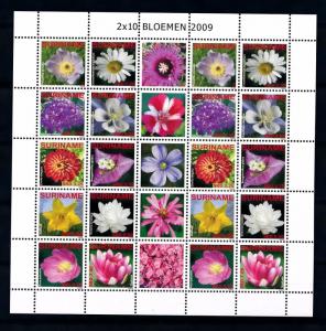 [SUV1669] Surinam Suriname 2009 Flower Blümen Fleur Miniature Sheet with tab MNH