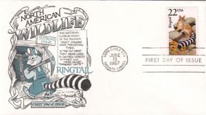 #2302 Ringtail Bennett FDC