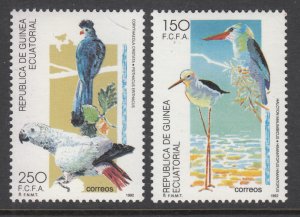 Equatorial Guinea 175A-175B Birds MNH VF