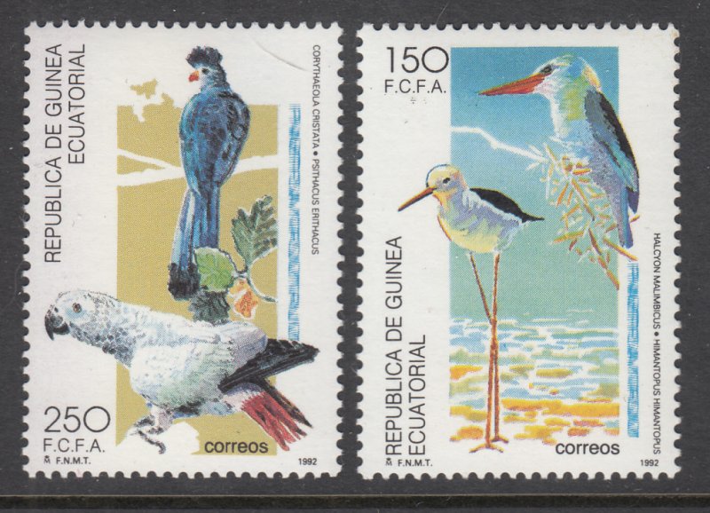 Equatorial Guinea 175A-175B Birds MNH VF