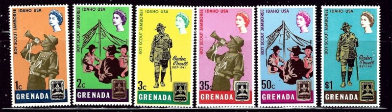 Grenada 268-73 MNH 1968 Boy Scouts    (ap2545)