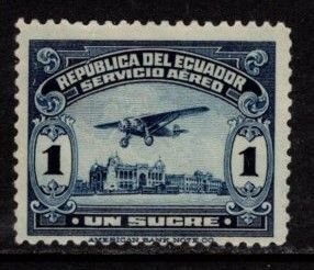 Ecuador - #C13 Plane over River Guayas - Unused NG