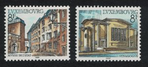 Luxembourg Synagogue State Museum Tourism 2v 1982 MNH SG#1090-1091 MI#1056-1057