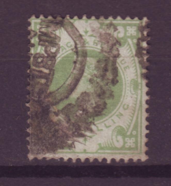 J13826 JLstamps 1887-92 great britain used #122 victoria $72.50 scv