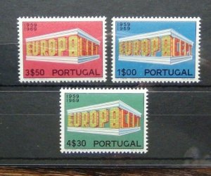 Portugal 1969 Europa set MNH