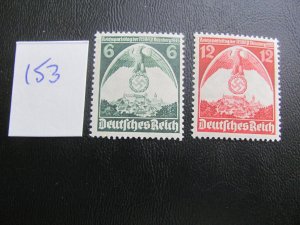 Germany 1935 MNH SC 465-466 SET VF/XF 20 EUROS (153)