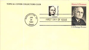 #1862 Harry Truman Combo – Topical Cover Collectors Club Cachet