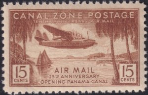 Sc# C17 U.S. 1939 Canal Zone 15¢ issue MNH CV $5.00