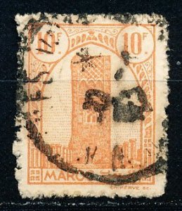 French Morocco #194 Single Used