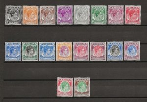 MALAYA/SINGAPORE 1948 SG 16/30 MINT Cat £475