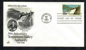 2042 TVA Unaddressed ArtCraft FDC