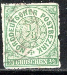 German States North German Confederation Scott # 2, used