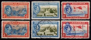 Bahamas 1938 George VI Def., Set [Unused / Used]