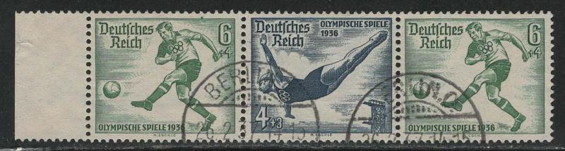 Germany Scott # B84 (2), B83, used, se-tenant, Mi # W106
