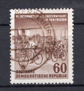 GERMANY DDR DEMOCRATIC REPUBLIC SCOTT 150 MICHEL 357 II PLATEFAULT VFU