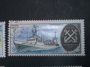 ​Russia Stamp:1980- SC#4799-4804 Russian Famous Ships   CTO Stamp set- Rare-