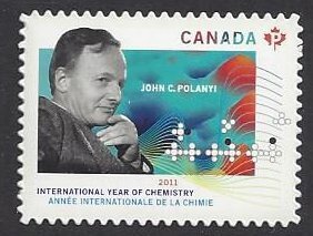 Canada #2489i MNH die cut single, Dr. J.C. Polanyi Intn'l year of chemistry