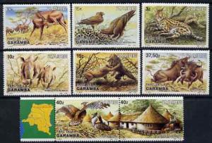 Zaire 1984 Garamba National Park perf set of 8 unmounted ...