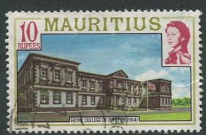 Mauritius-Scott 461 -QEII Pictorial Definitives -1978 -Used -Single 10r Stamp