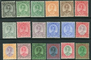 PAHANG-1935-41  A mounted mint set to $5 Sg 29-46