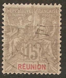 Reunion 42 Cer 48 Used F/VF 1891 SCV $3.25