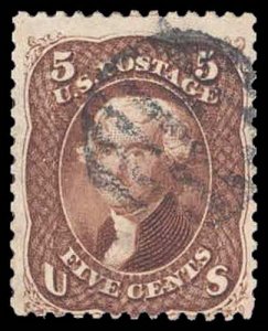 U.S. 1861-66 ISSUES 75  Used (ID # 92179)