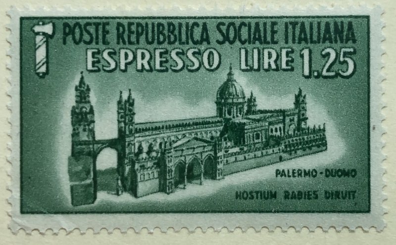 AlexStamps ITALIAN SOCIAL REPUBLIC (ITALY) #E3 VF Mint 