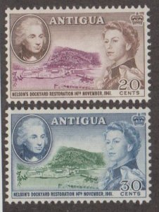 Antigua Scott #127-128 Stamp - Mint Set