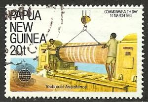 Papua New Guinea 582 Used 1983 Commonwealth Day