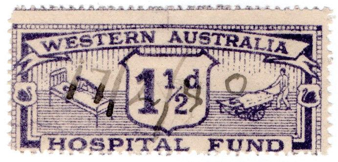 (I.B) Australia - Western Australia Revenue : Hospital Fund 1½d