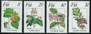 Fiji 475-78 MNH 1983 Flowers (ha1228)