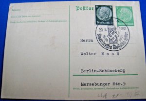 GERMANY - 1937 - POSTAL CARD   (GGG6)