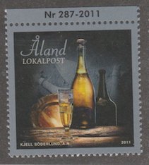 Aland - Finland Scott #317 Stamp  - Mint NH Single - Plate # Nr 287-2011