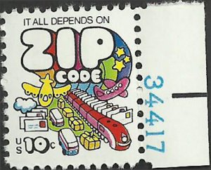 # 1511 MINT NEVER HINGED ZIP CODE