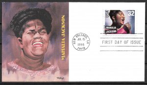 1998 Sc3216 Gospel Singers: Mahalia Jackson FDC