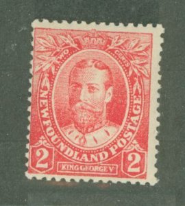 Newfoundland #105b Unused Single