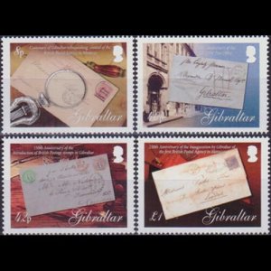 GIBRALTAR 2007 - Scott# 1084-7 Postal Anniv. Set of 4 NH