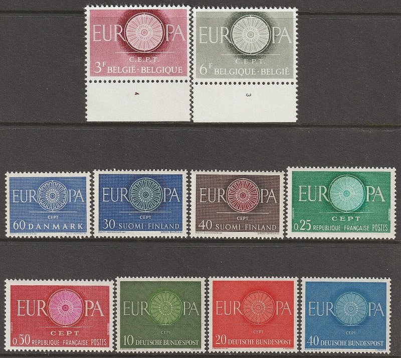 EDSROOM-O11859 Europa Omnibus MNH 1960 Complete 18 Countries CV$81.60