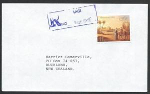 FIJI 1991 cover LAGI boxed cancel..........................................50647