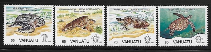 Vanuatu 1992 Turtles Loggerhead Leatherback MNH A513