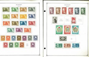 Hungary 1874-1967 M, U & CTO (mostly) Hinged on Scott International Pages.