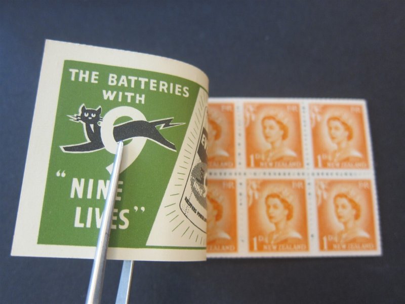 New Zealand 1957 Booklet SG SB22