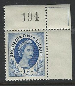 Rhodesia and Nyasaland  mlh sc 142