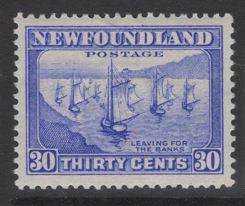 NEWFOUNDLAND SG220 1932 30c ULTRAMARINE MTD MINT